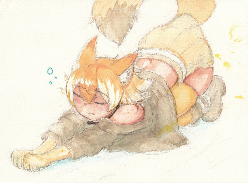 coyote (kemono friends and 1 more) drawn by okyao