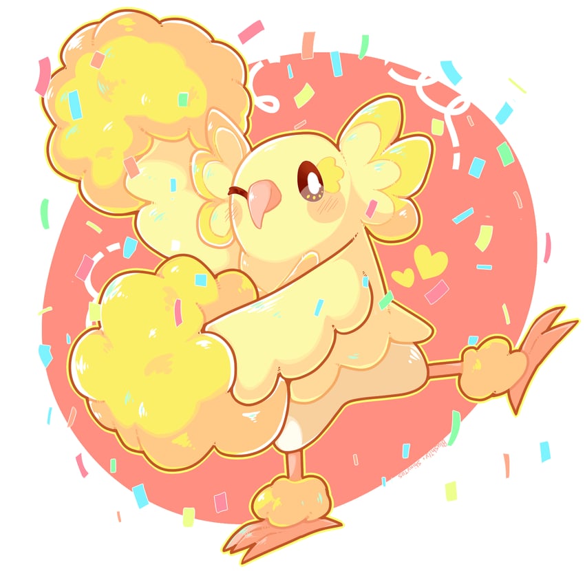 oricorio (pokemon) drawn by blushily and specitos