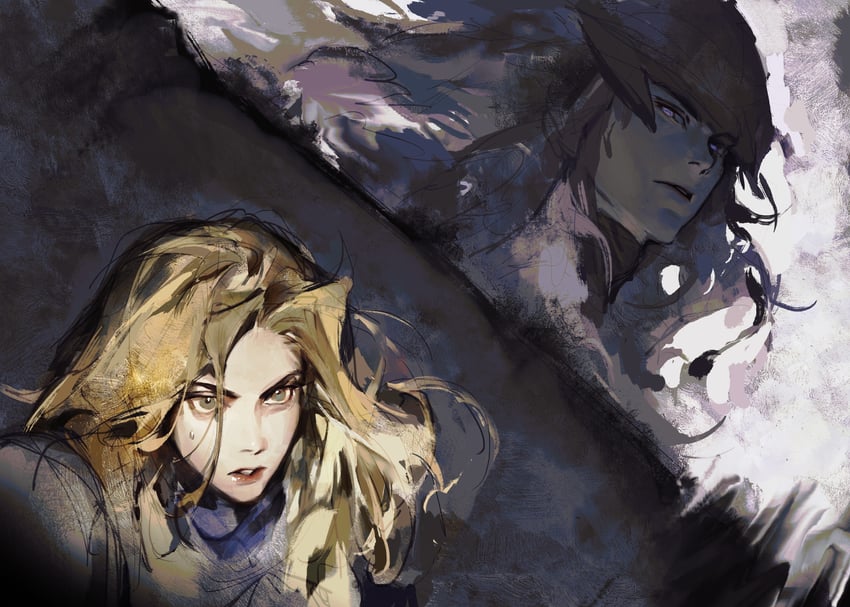 charlotte christine de colde and ma chao (samurai spirits and 1 more) drawn by xiangnanhuai