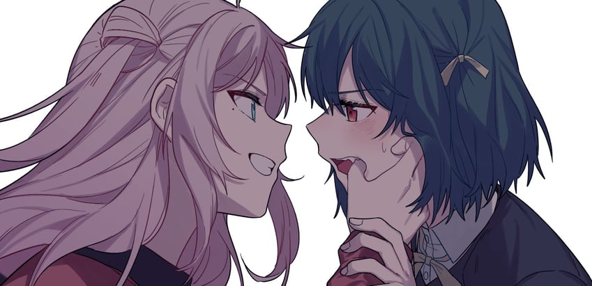 mifune shioriko and zhong lanzhu (love live! and 1 more) drawn by xunyu_(manyu)