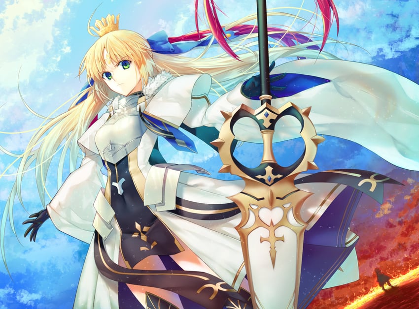 artoria pendragon and artoria caster (fate and 1 more) drawn by kuroaki