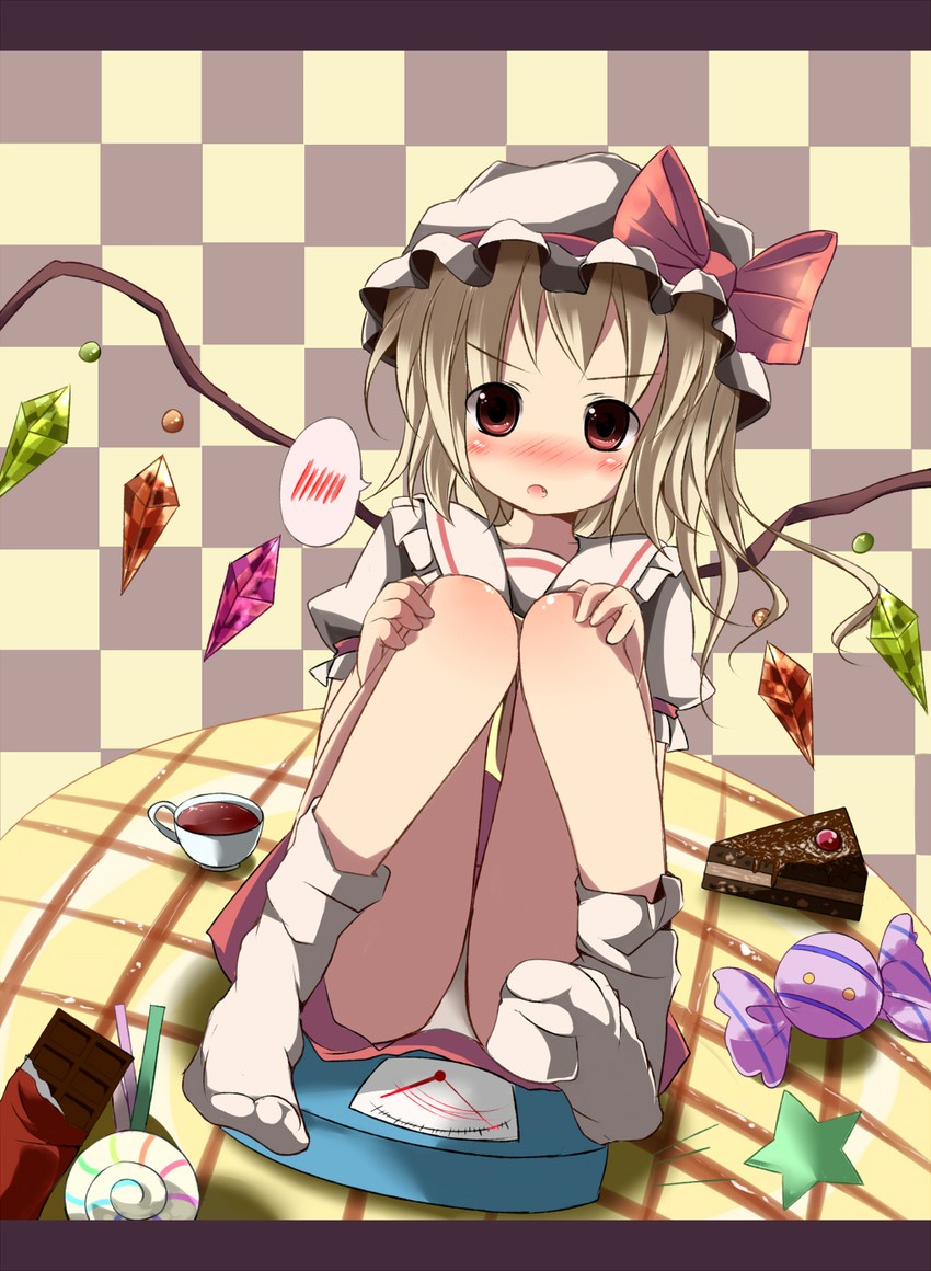 flandre scarlet (touhou) drawn by kazura