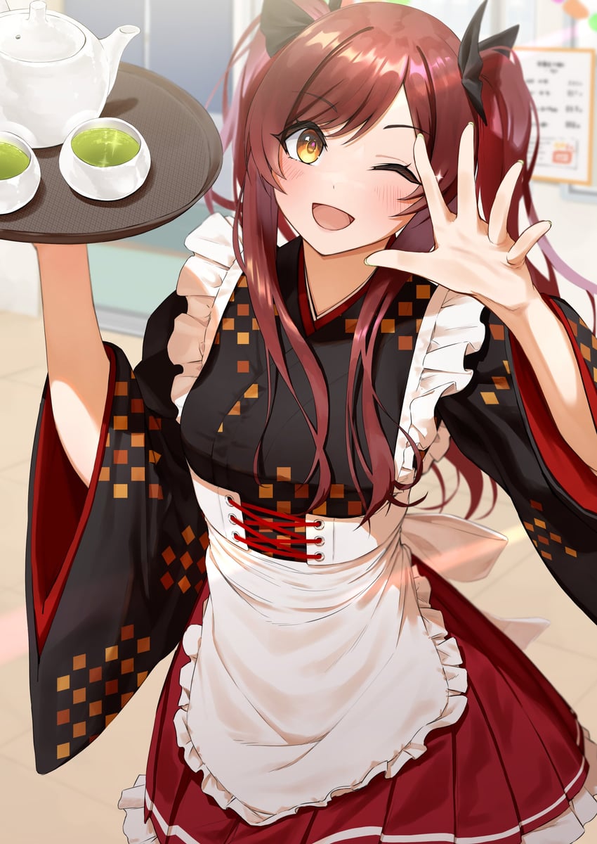 osaki amana (idolmaster and 1 more) drawn by kaiso_(kaisooekaki)