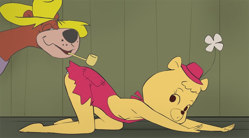 paw rugg and floral rugg (the hillbilly bears) drawn by haruyama_kazunori