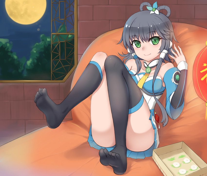 luo tianyi and luo tianyi v3 (vocaloid and 1 more) drawn by shou_jian_yu