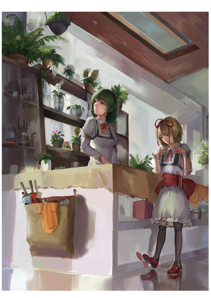 kazami yuuka and medicine melancholy (touhou) drawn by jiliang_ji_ying