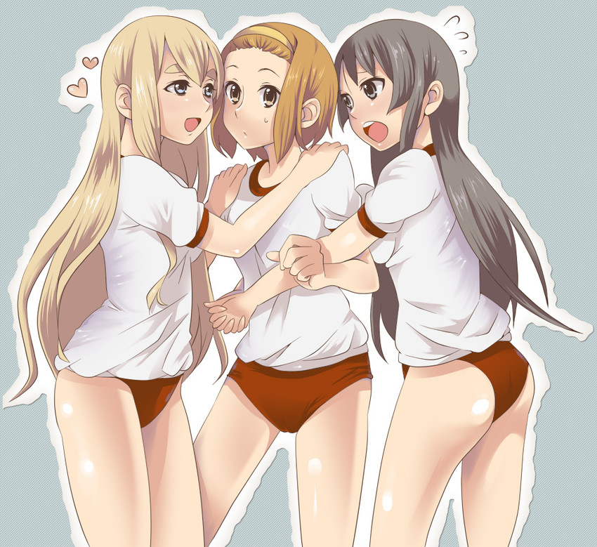 akiyama mio, tainaka ritsu, and kotobuki tsumugi (k-on!) drawn by yanokun