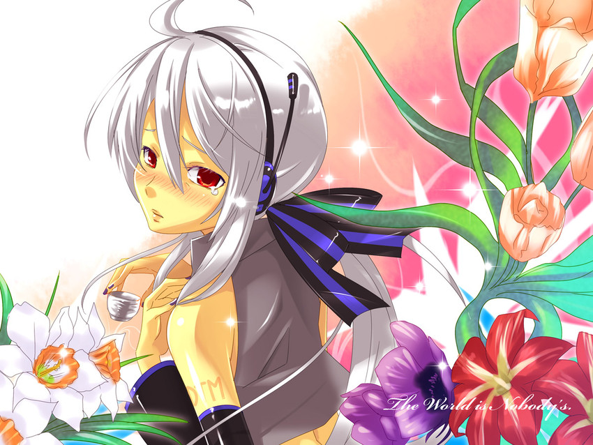 yowane haku (vocaloid and 1 more) drawn by caffein