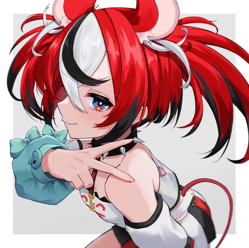 hakos baelz (hololive and 1 more) drawn by neka_(neka0711)