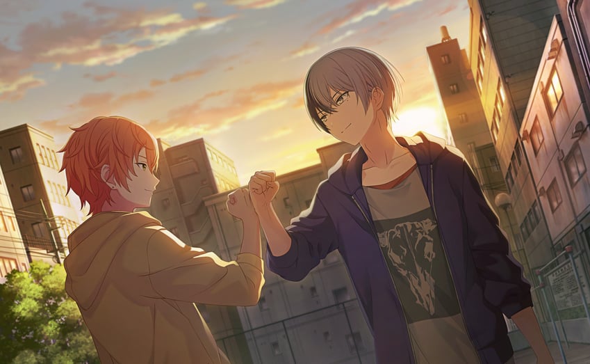shinonome akito and aoyagi touya (project sekai) drawn by colorful_palette