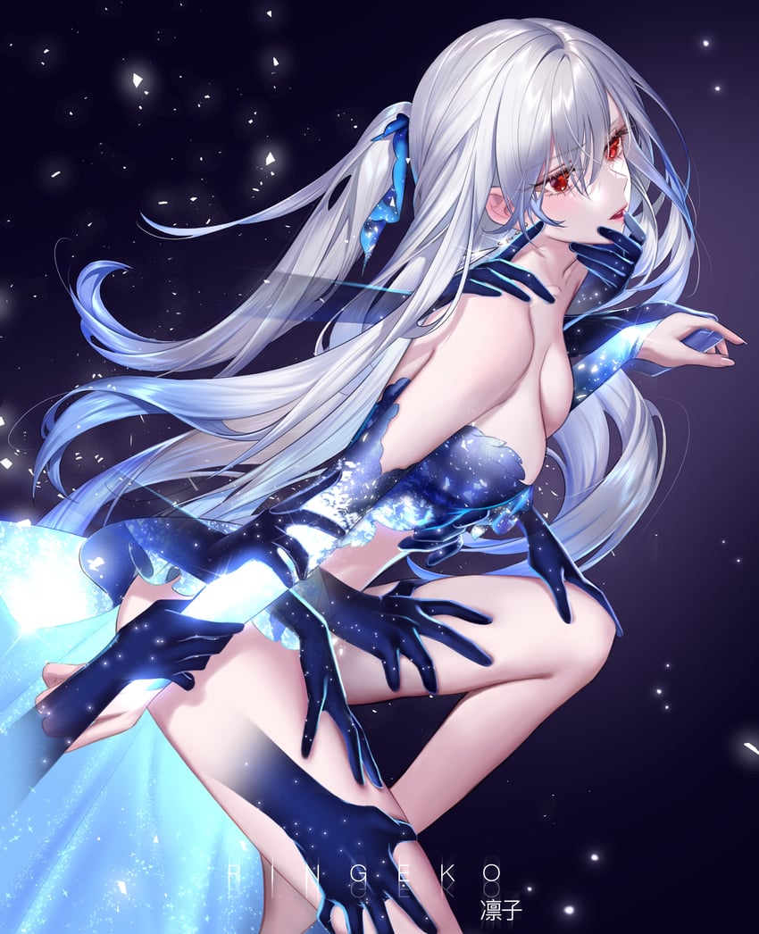 jingliu (honkai and 1 more) drawn by ringeko-chan
