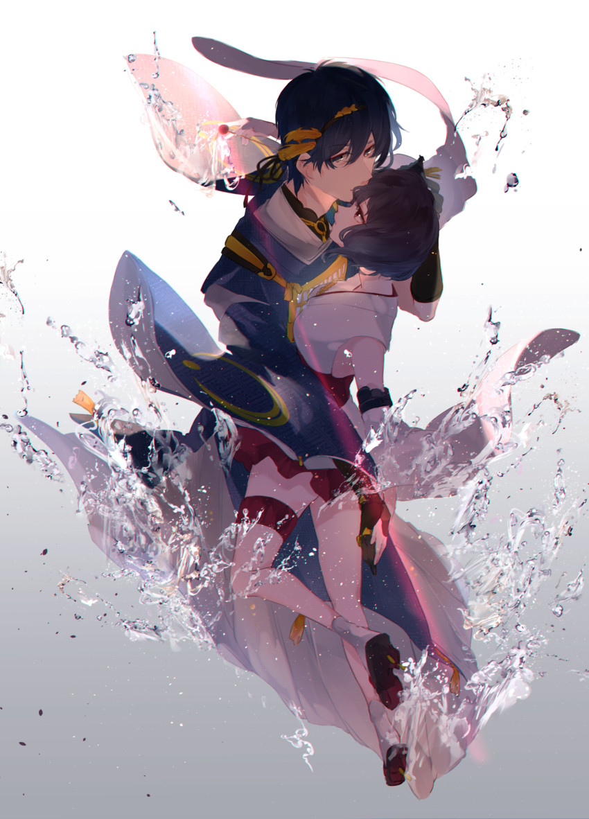 yamashiro and mikazuki munechika (kantai collection and 1 more) drawn by miwano_rag