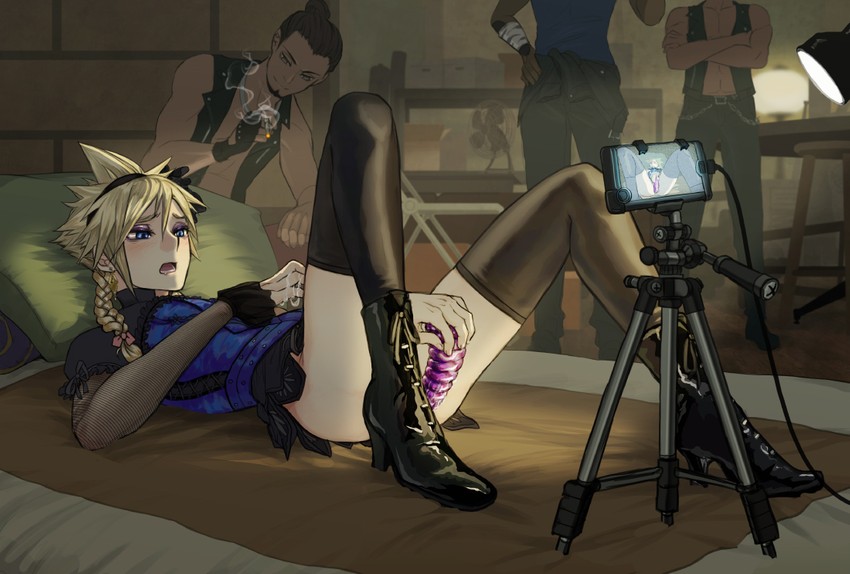 cloud strife (final fantasy and 2 more) drawn by cloudcloudcloud