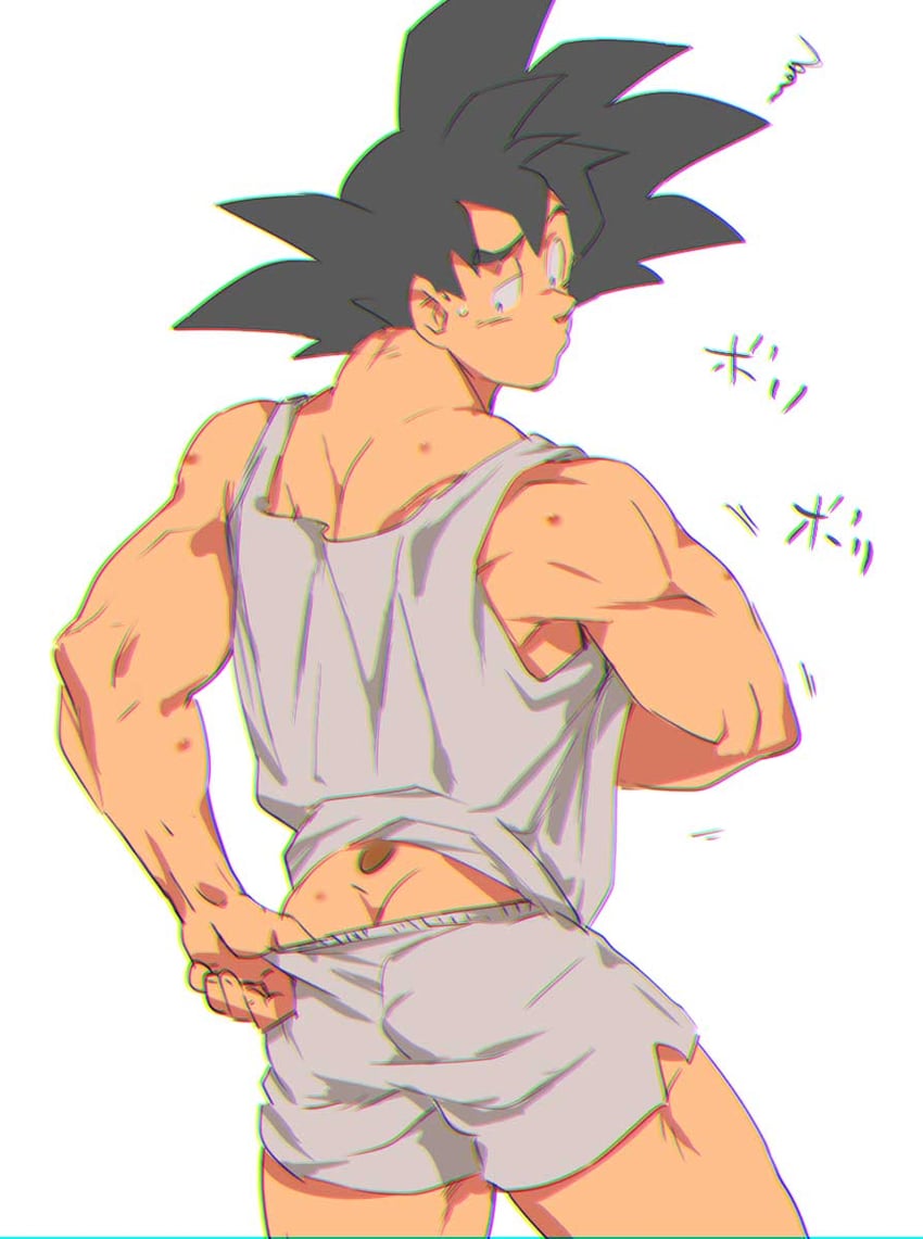 son goku (dragon ball and 1 more) drawn by harunkea