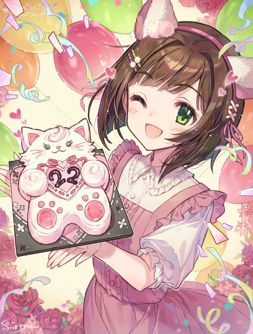 maekawa miku (idolmaster and 1 more) drawn by soriya