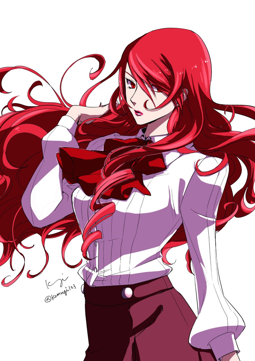 kirijou mitsuru (persona and 1 more) drawn by komugi_(mugiwaraclub)