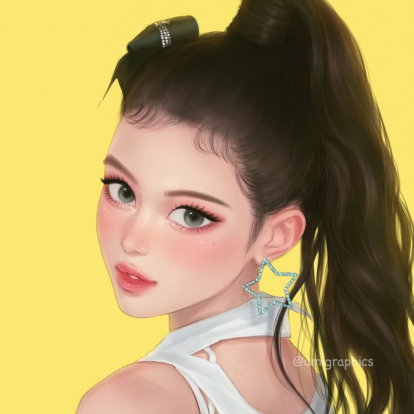 danielle (real life and 1 more) drawn by umigraphics
