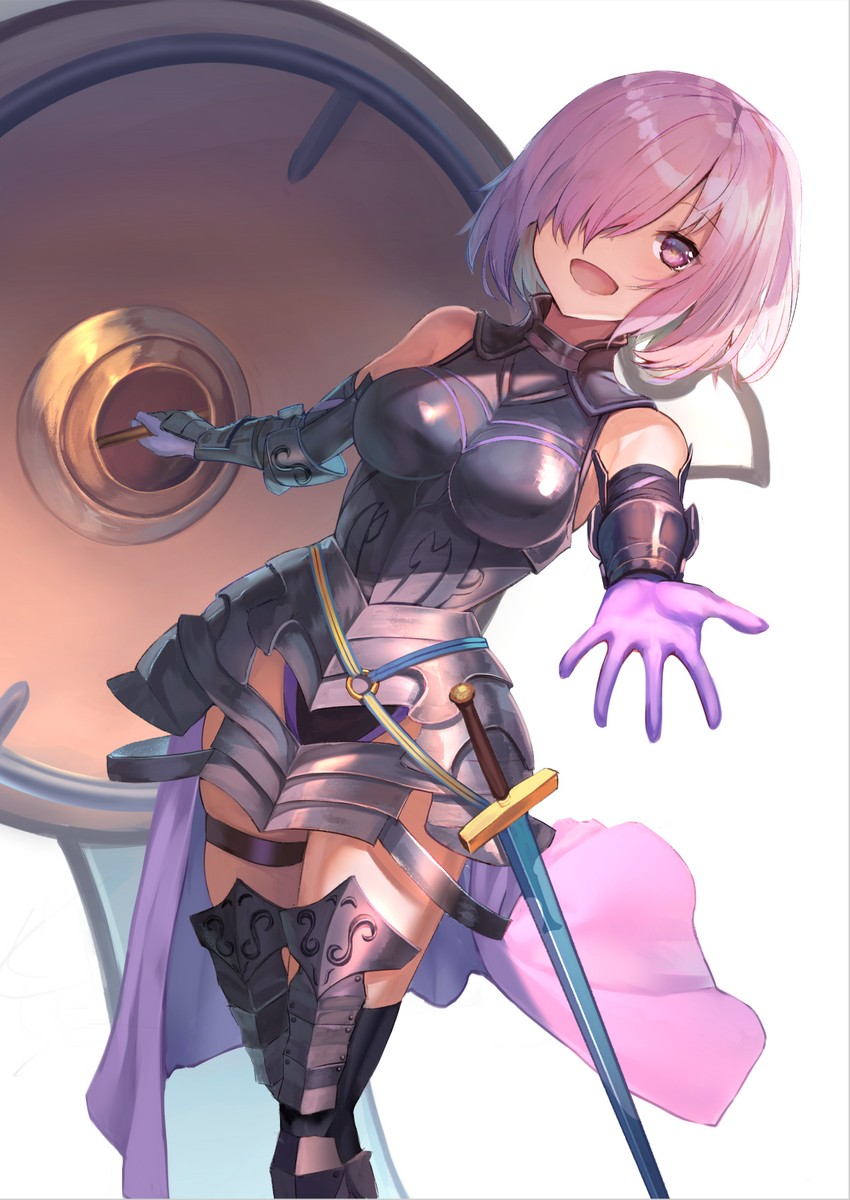 mash kyrielight (fate and 1 more) drawn by hopepe