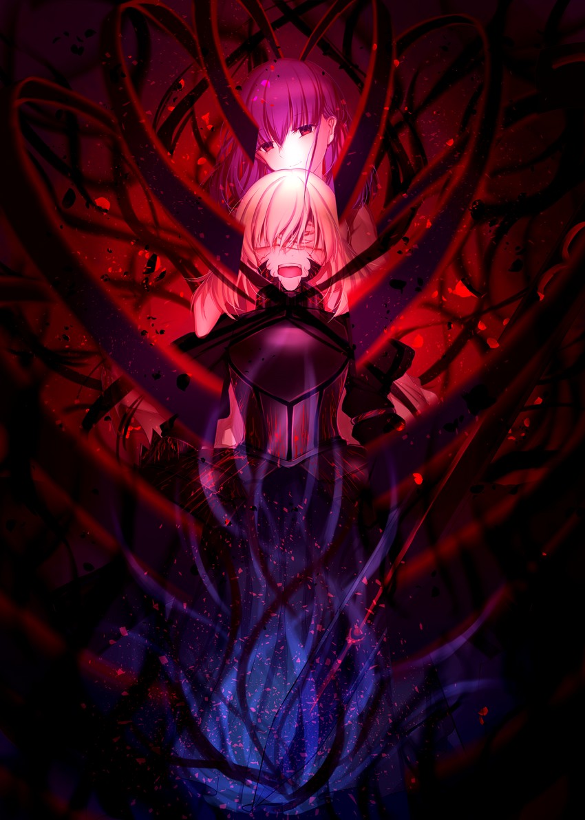 artoria pendragon, saber alter, matou sakura, and grail beast (fate and 2 more) drawn by rincha_(rinrinrincha)