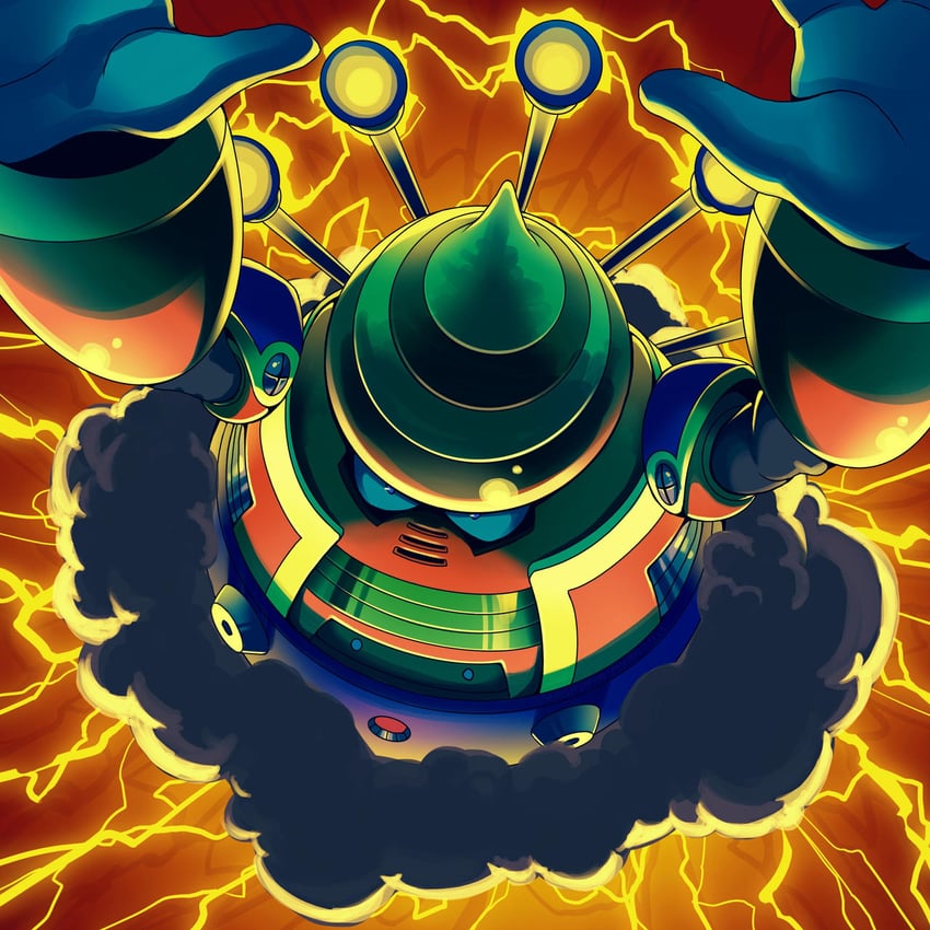 cloud man (mega man and 1 more) drawn by imbisibol