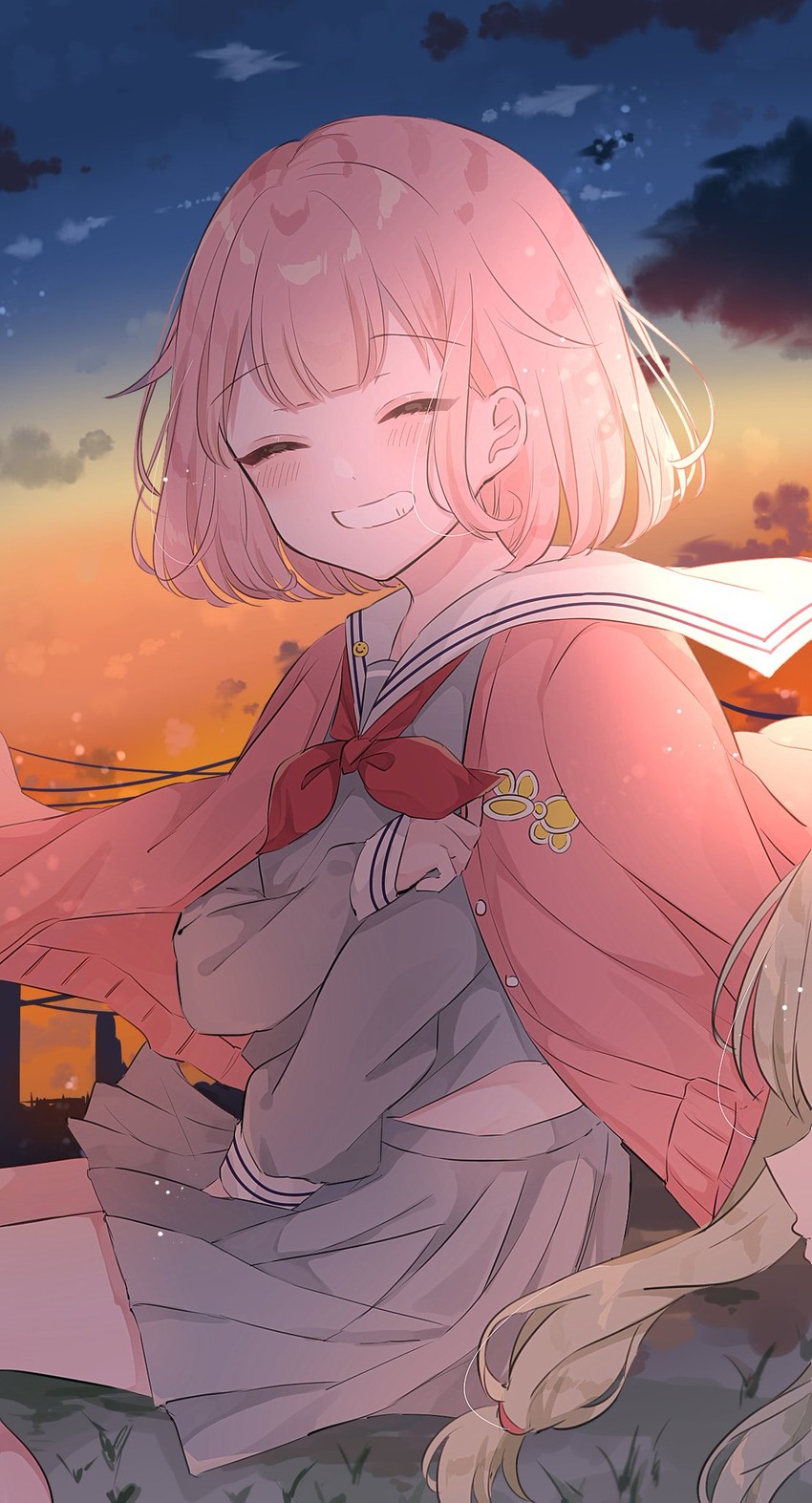 ootori emu and kusanagi nene (project sekai) drawn by shain