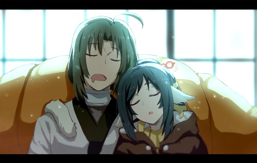 kuon and haku (utawarerumono and 1 more) drawn by tiasphoenix