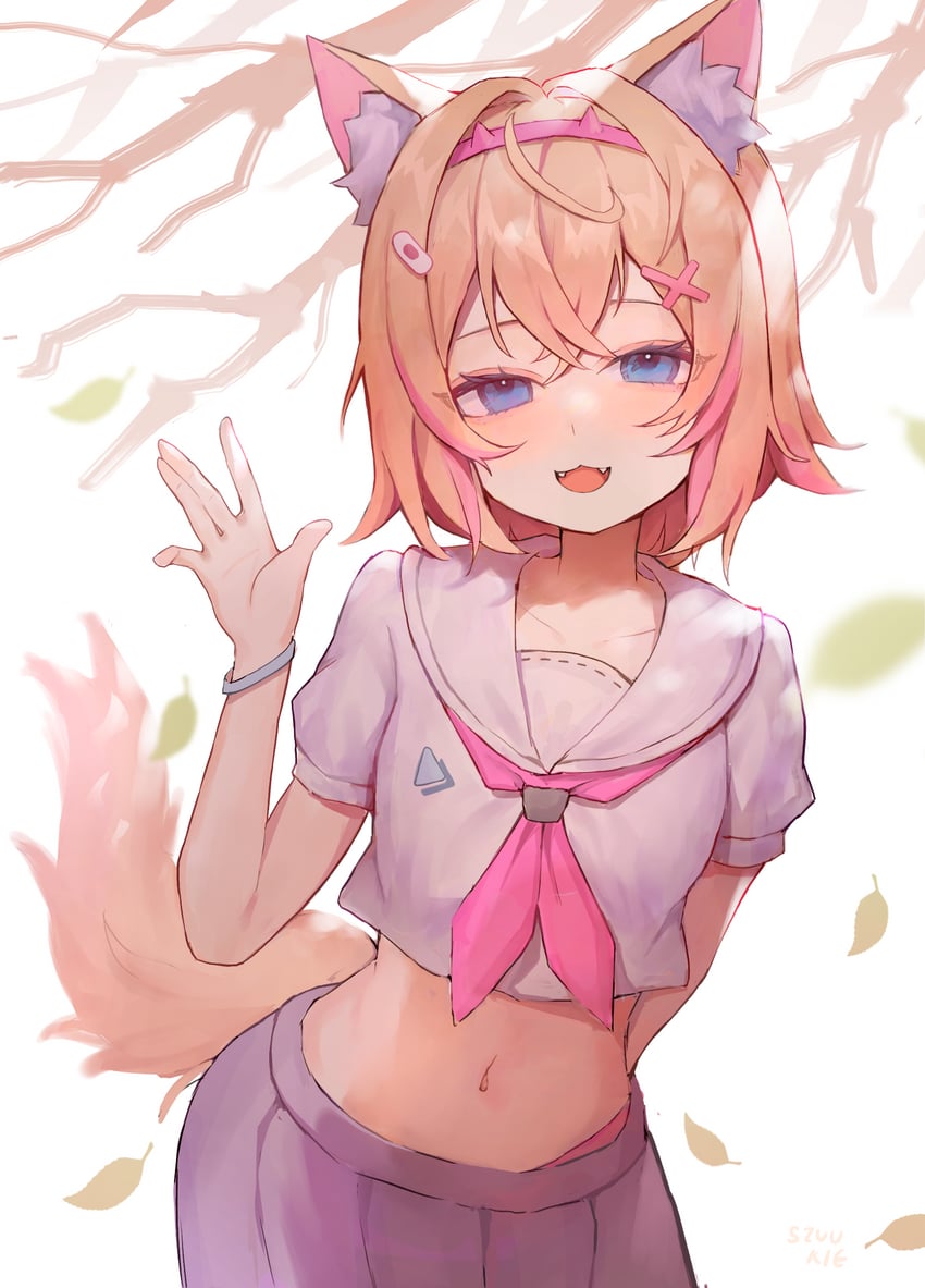 mococo abyssgard (hololive and 1 more) drawn by szuukie