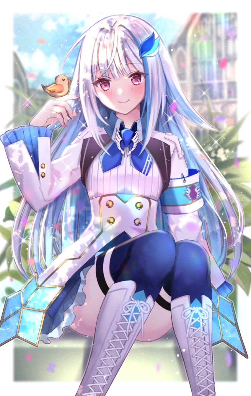 lize helesta and sebastian piyodore (nijisanji) drawn by nozomi_fuuten