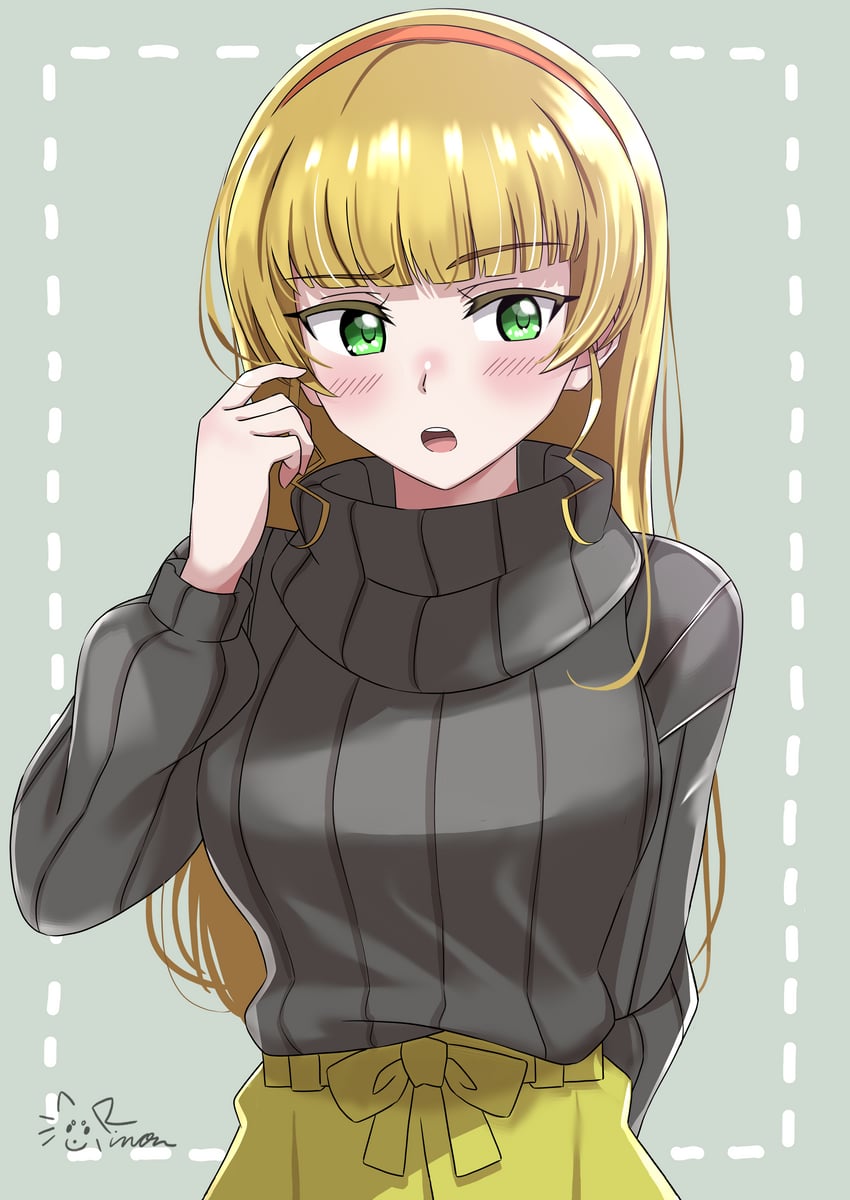 heanna sumire (love live! and 1 more) drawn by rinon42600