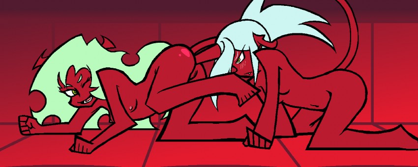 kneesocks and scanty (panty & stocking with garterbelt) drawn by orenjipiiru
