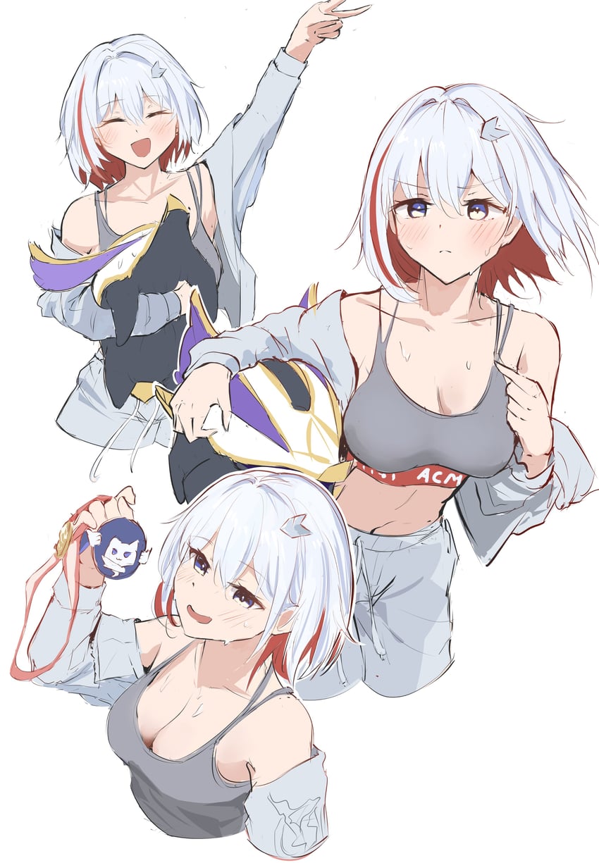 topaz, trotter, and numby (honkai and 1 more) drawn by ryz_(ujrn7248)