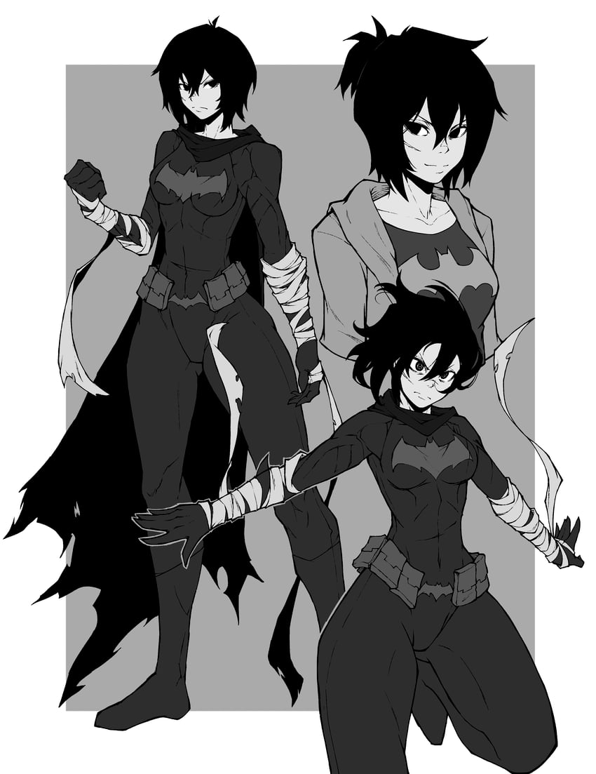 batgirl and cassandra cain (dc comics and 1 more) drawn by kekel