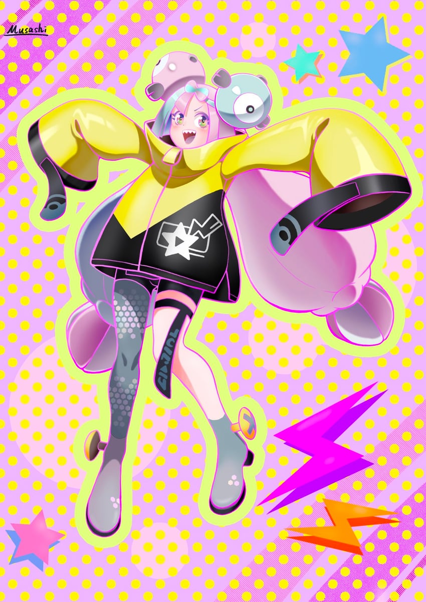 iono (pokemon and 1 more) drawn by musashi_moo-sun