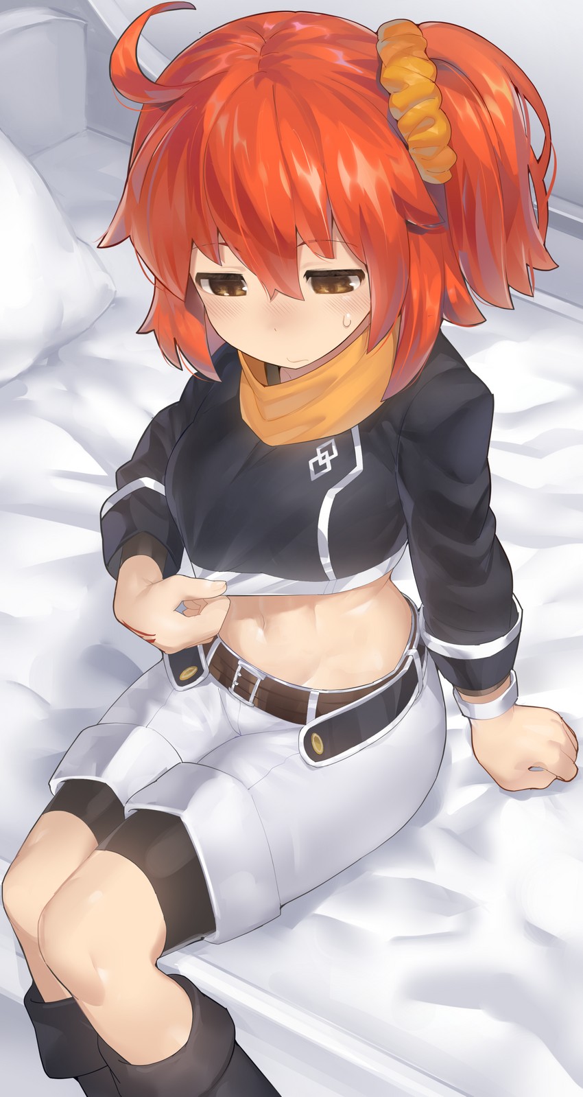 fujimaru ritsuka (fate and 1 more) drawn by monosenbei