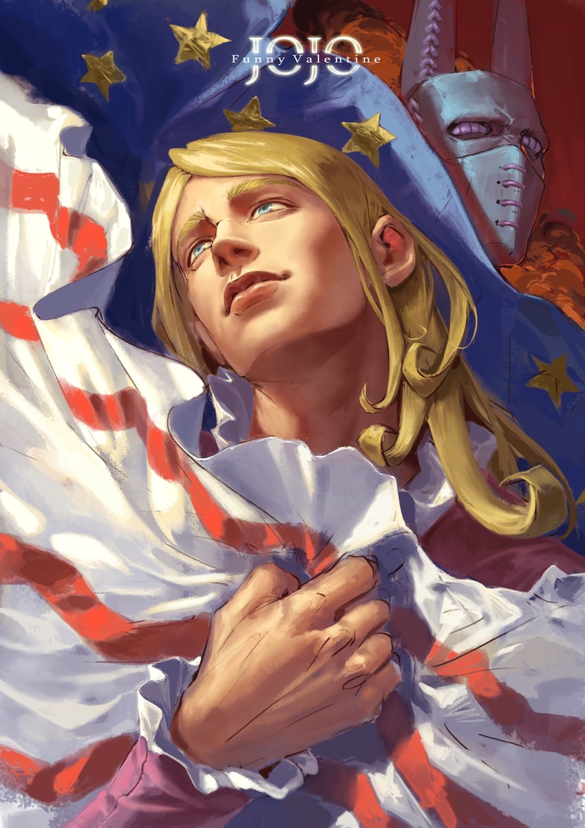 funny valentine and dirty deeds done dirt cheap (jojo no kimyou na bouken and 1 more) drawn by xiao-yang