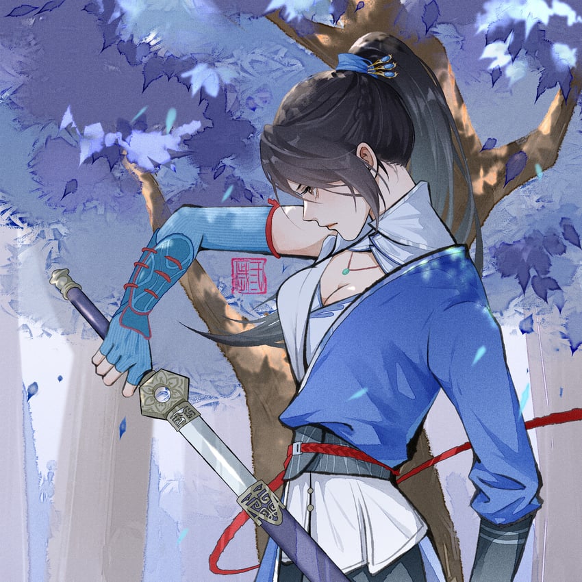 ji ruxue (hua jianghu zhi bei mo ting) drawn by lu_wei_zong