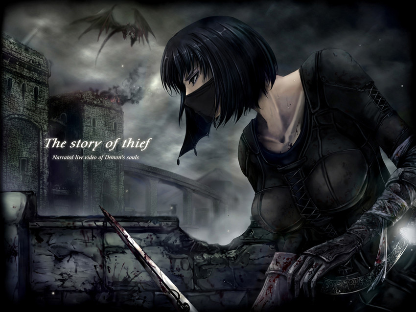 slayer of demons (demon's souls) drawn by tana_(garyuh-chitai)