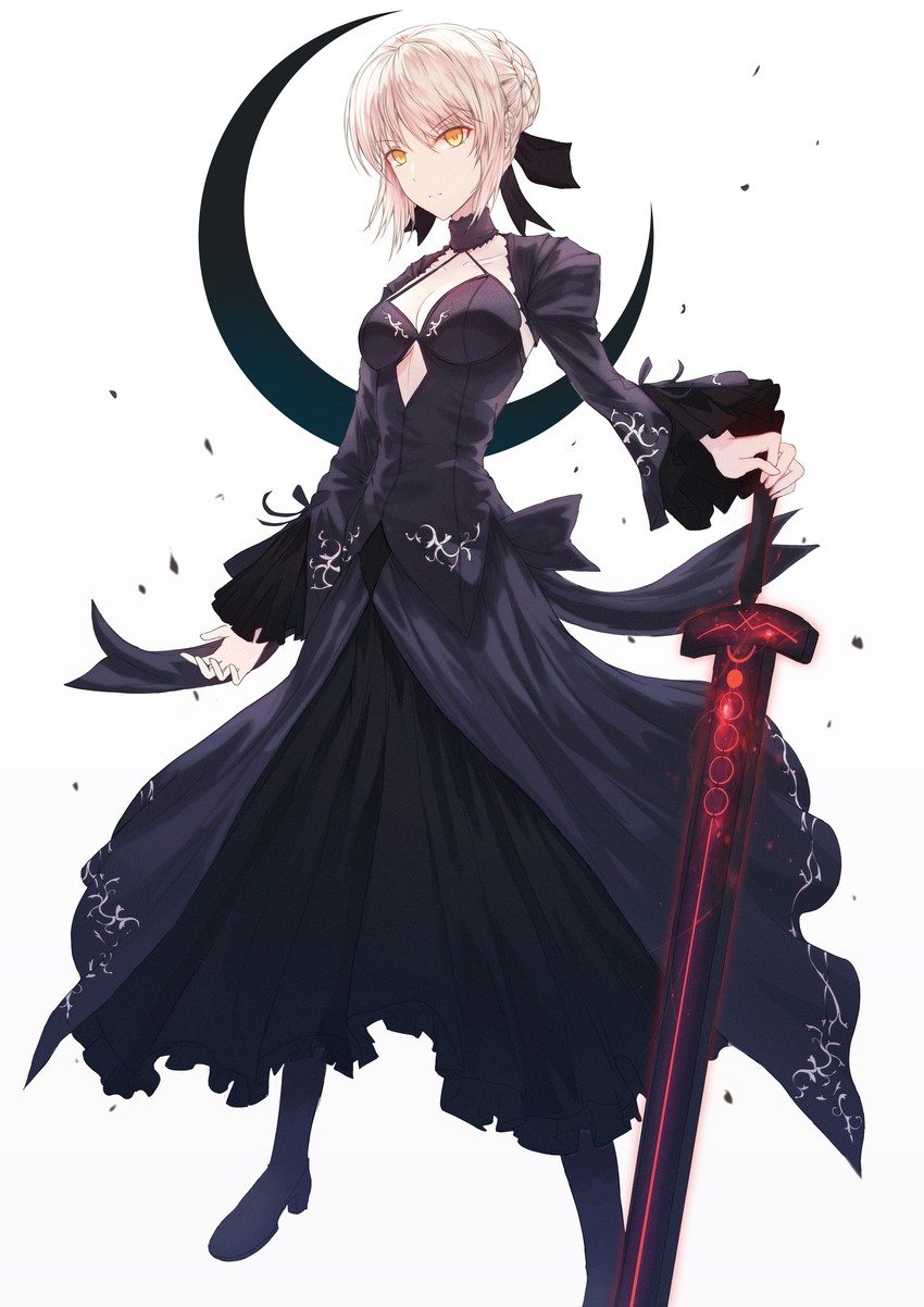 artoria pendragon and saber alter (fate and 2 more) drawn by neon_(hhs9444)