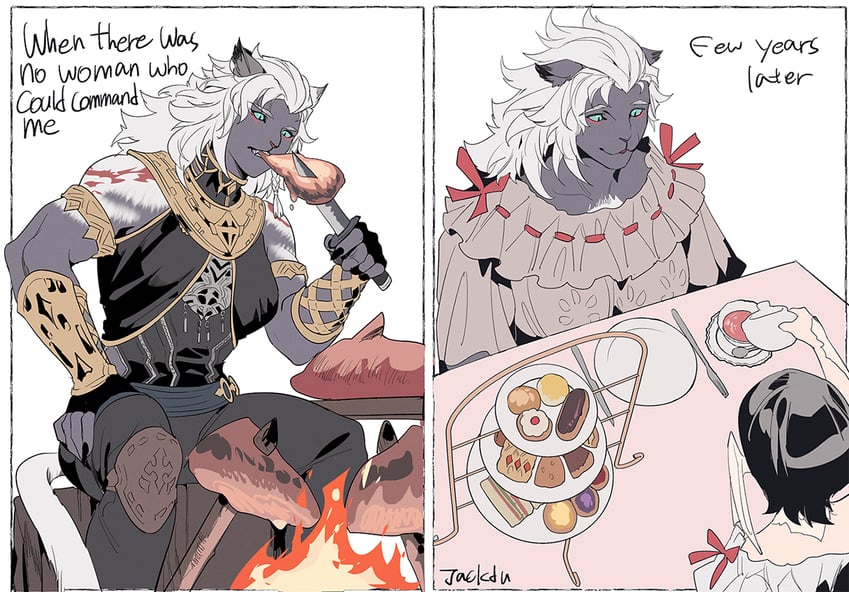 warrior of light (final fantasy and 1 more) drawn by byuub