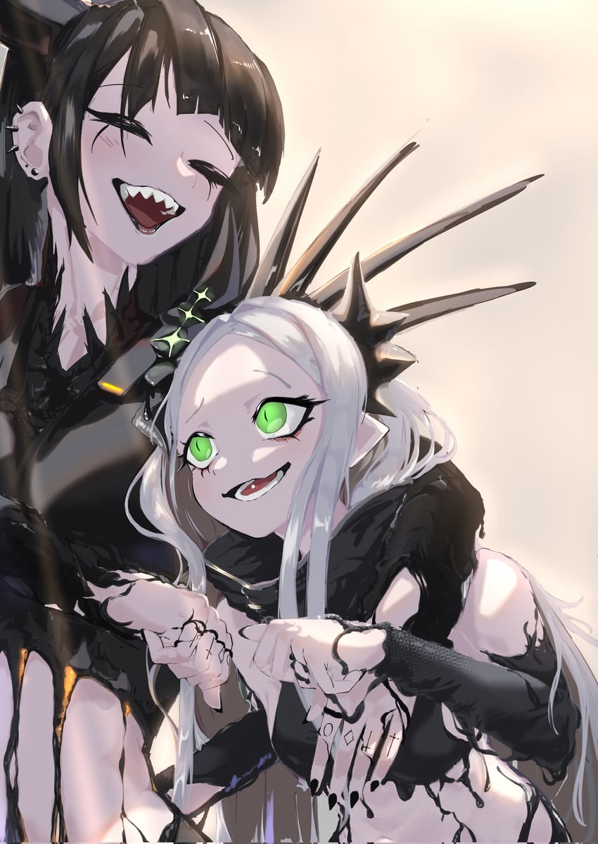 leviathan and behemoth (goddess of victory: nikke) drawn by thenami