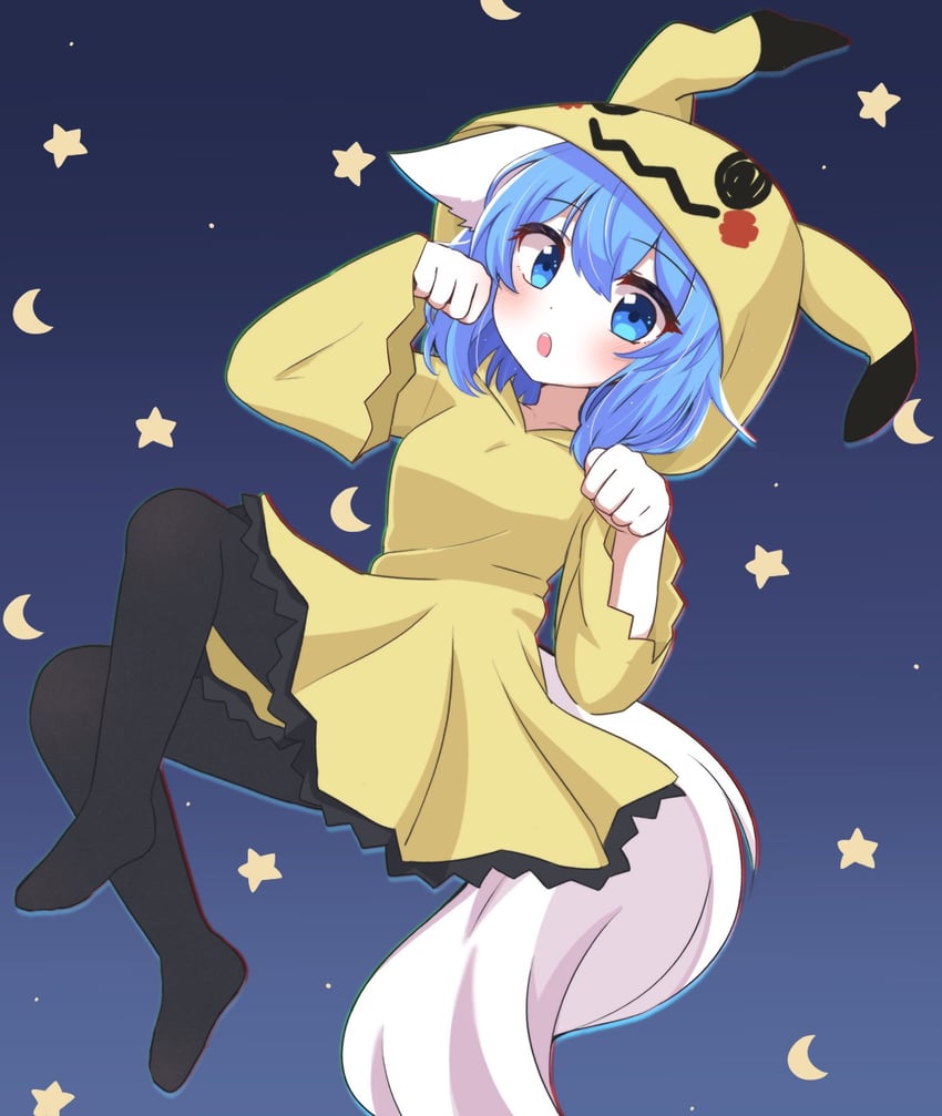 mimikyu and wolfychu (pokemon and 1 more) drawn by wolfychu_(artist)