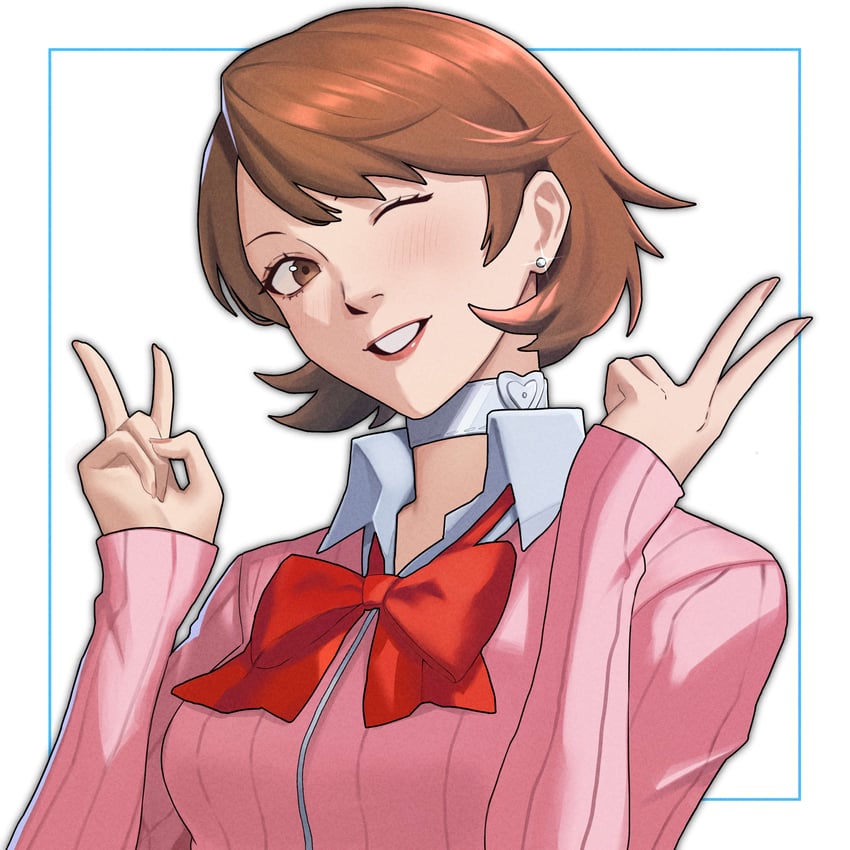 takeba yukari (persona and 2 more) drawn by ikhwan_maulana
