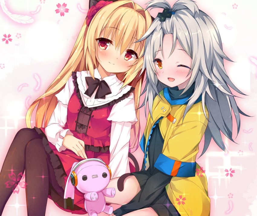 kakyouin tsubaki and kototsuki teto (open beta) drawn by huei_nazuki