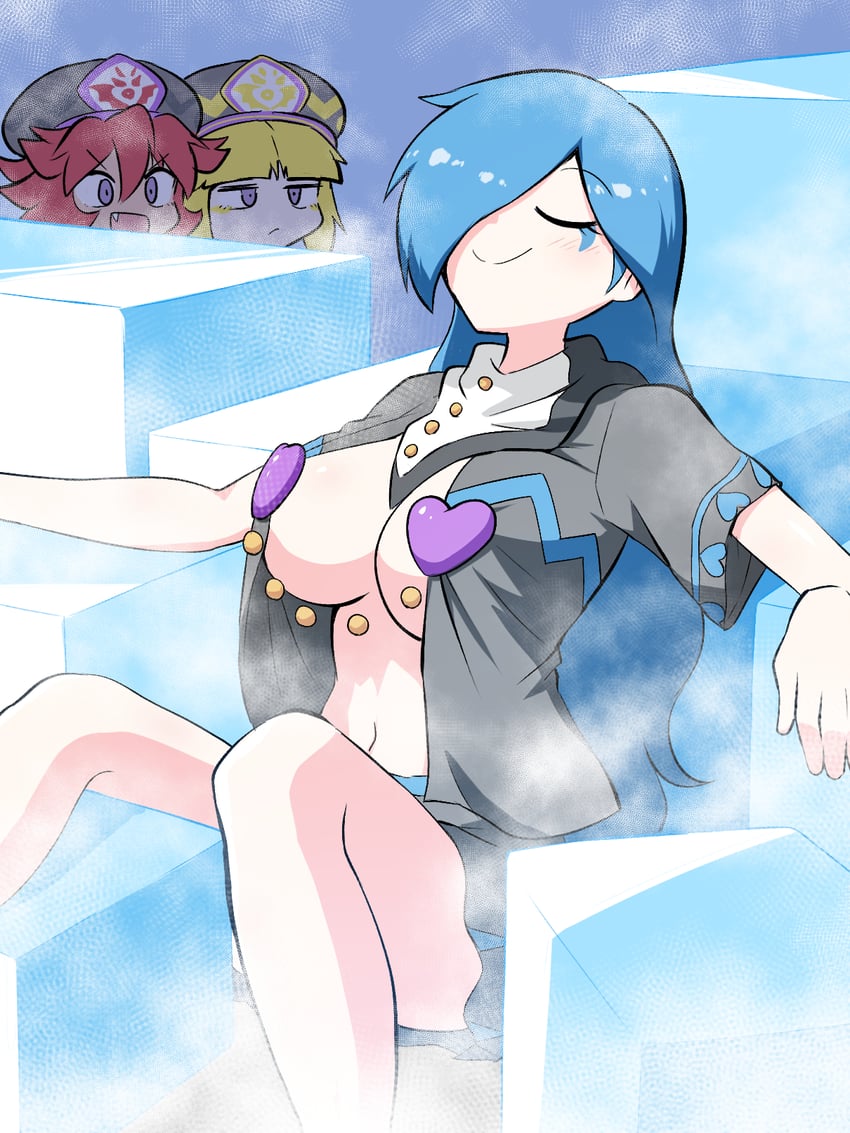 zan partizanne, francisca, and flamberge (kirby and 1 more) drawn by kurachi_mizuki