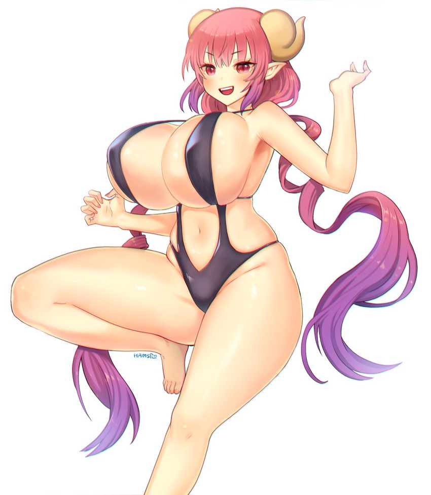 ilulu (kobayashi-san chi no maidragon) drawn by raoul_(raoul77)