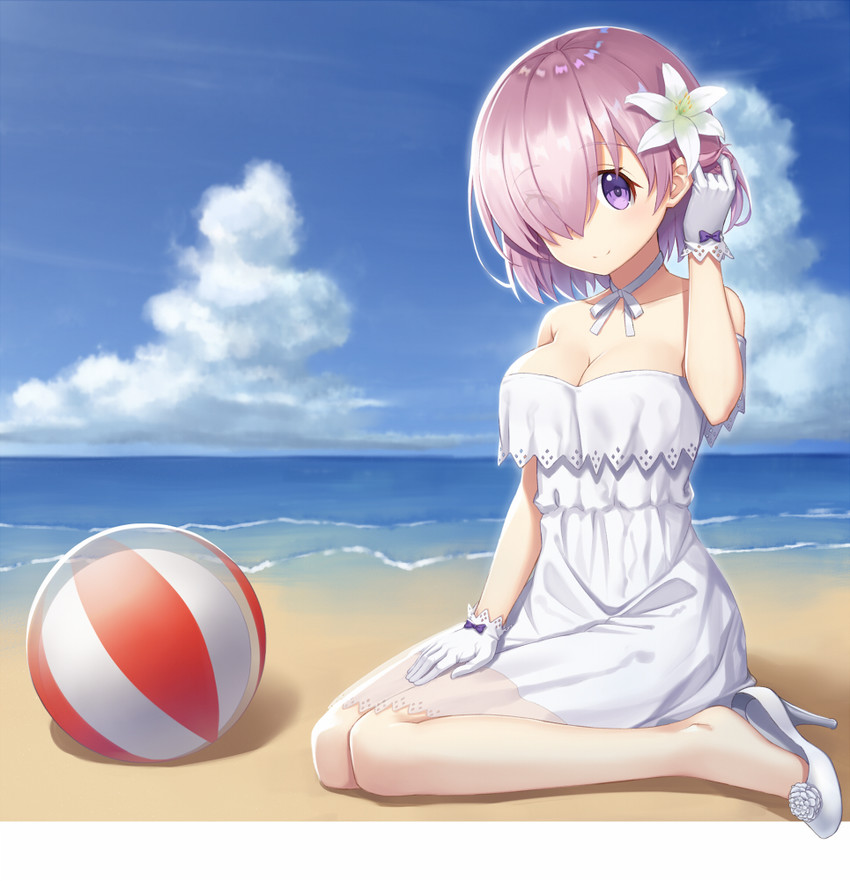 mash kyrielight (fate and 1 more) drawn by heijialan