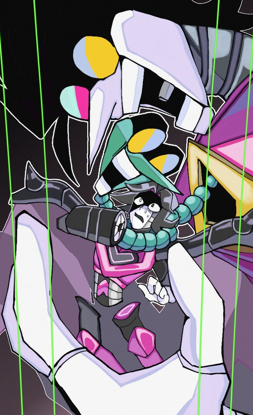 mettaton, spamton g. spamton, spamton neo, and mettaton neo (undertale and 1 more) drawn by shio_tou