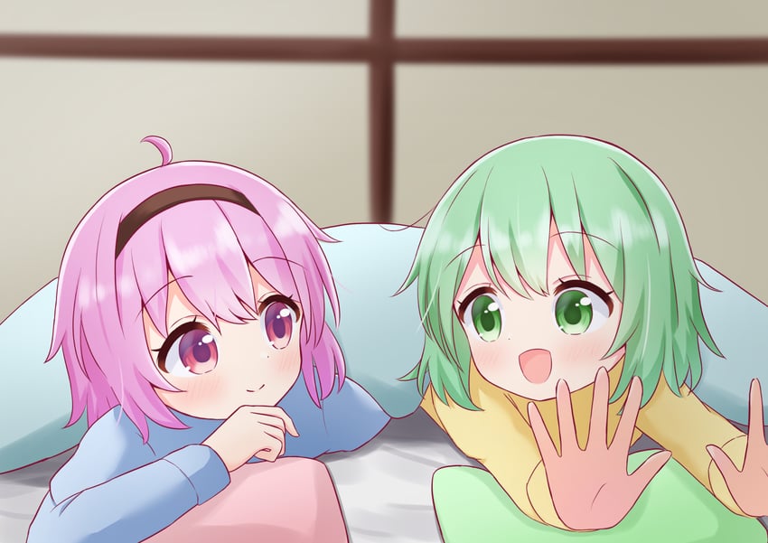 komeiji koishi and komeiji satori (touhou) drawn by toriki_fukuro