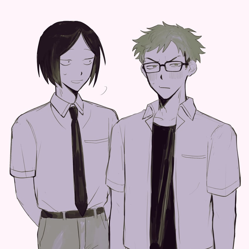 taguchi ryuuya and tohno gen (futsuu no keion-bu) drawn by sorry2z1s0s4ku