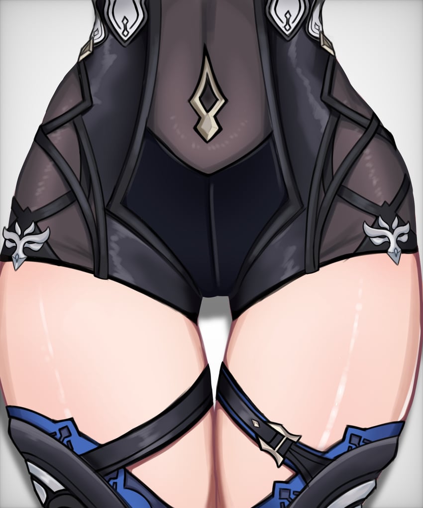 eula (genshin impact) drawn by kawacchi